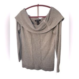 White House Black Market silver/grey sweater